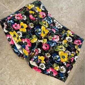 Flower print shorts